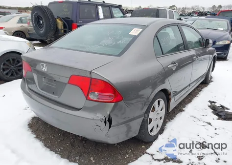 2007 Honda Civic Lx из США, поврежденный, VIN 1HGFA15577L000279